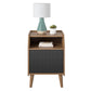 Magnolia End Table, Walnut/Black - Walnut