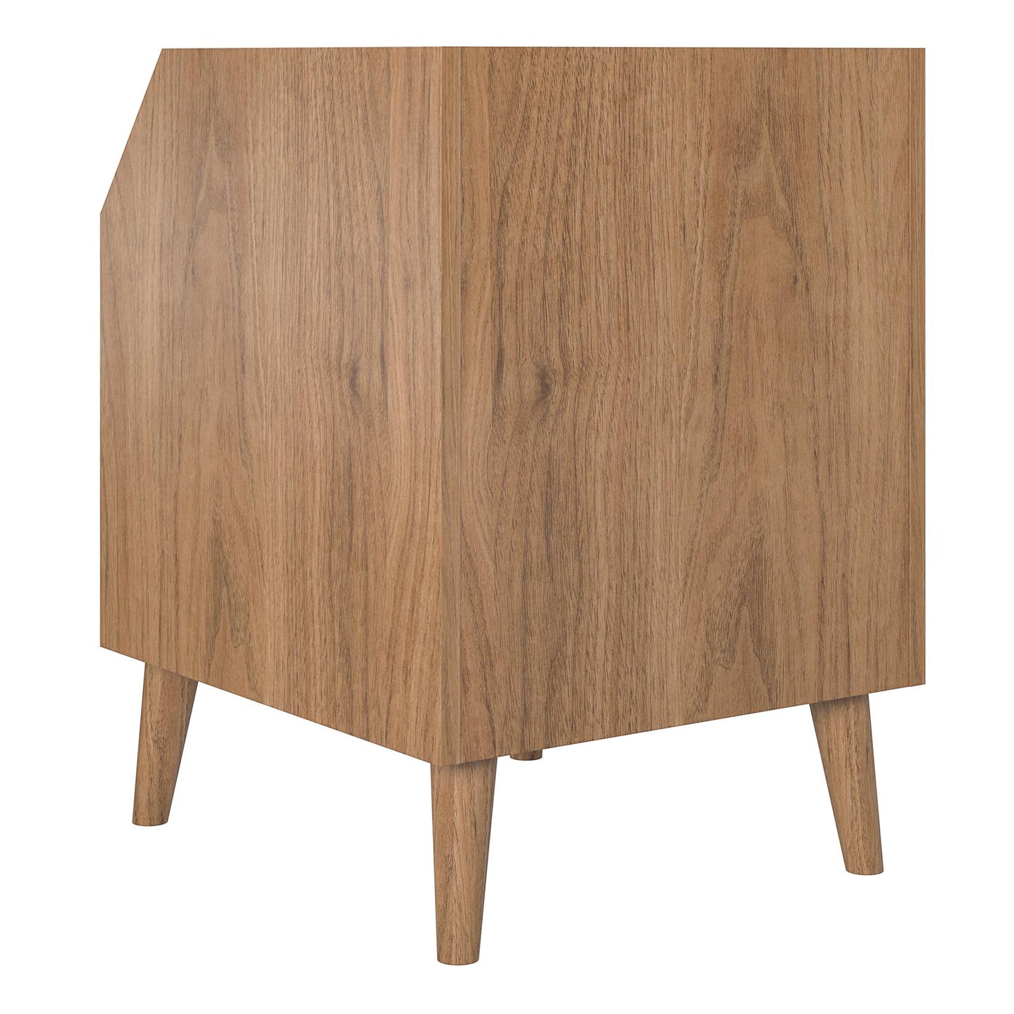 Magnolia End Table, Walnut/Black - Walnut