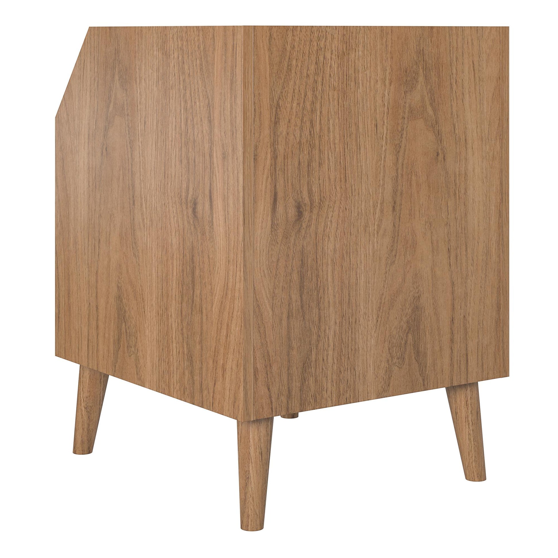 Magnolia End Table, Walnut/Black - Walnut