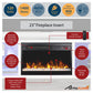 Finley 70" Fireplace TV Stand, White - White
