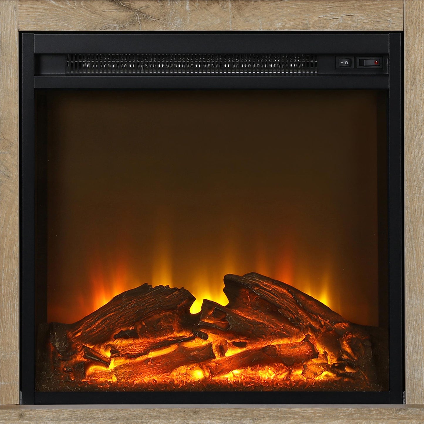Chicago Electric Fireplace TV Console for TVs up to 50 Inch - Natural
