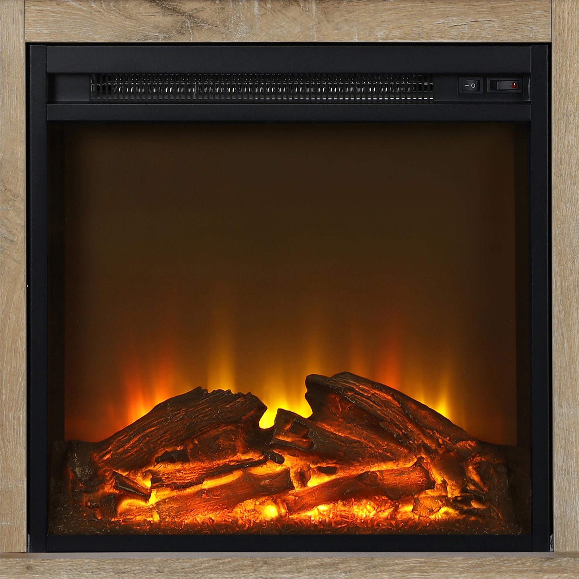 Chicago Electric Fireplace TV Console for TVs up to 50 Inch - Natural