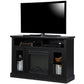Chicago Electric Fireplace TV Console for TVs up to 50 Inch - Black Oak