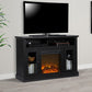 Chicago Electric Fireplace TV Console for TVs up to 50 Inch - Black Oak