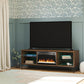 Concord 70" Fireplace TV Stand, Walnut - Walnut