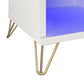 Finley 70" Fireplace TV Stand, White - White