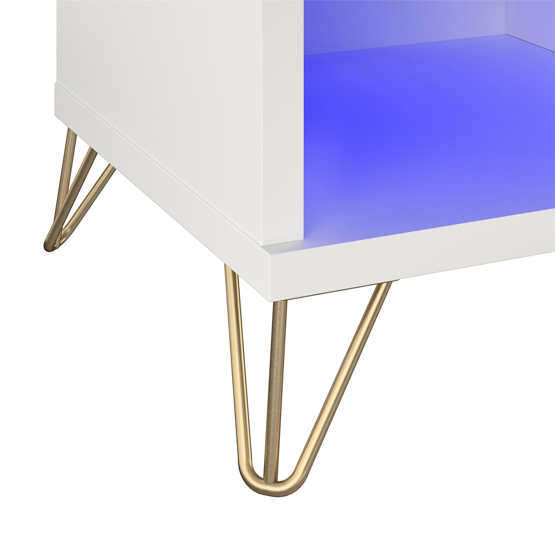 Finley 70" Fireplace TV Stand, White - White