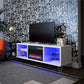 Finley 70" Fireplace TV Stand, White - White
