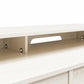 Kalissa Media Dresser for TVs up to 50", White Oak with Gold - White Oak