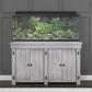 Wildwood 55 Gallon Aquarium Stand with 4 Doors and 4 Shelves - Rustic White
