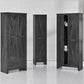 Farmington Rustic Farmhouse 30 Inch Wide Storage Cabinet - Rustic Gray