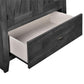 Farmington Rustic Farmhouse 30 Inch Wide Storage Cabinet - Rustic Gray