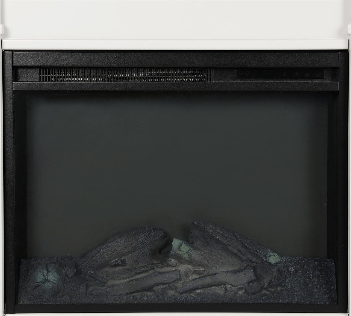 Manchester Electric Fireplace TV Stand for TVs up to 70 Inches - White