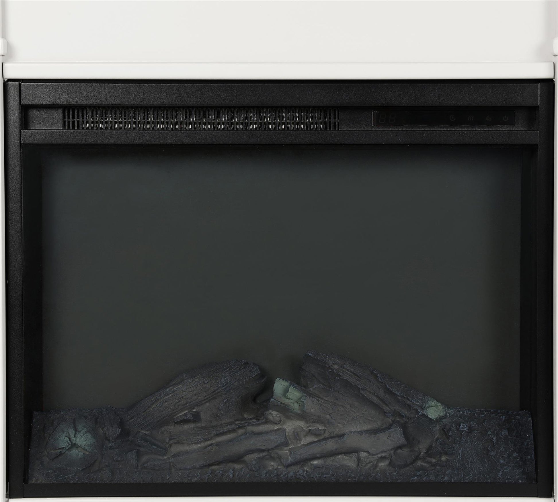 Manchester Electric Fireplace TV Stand for TVs up to 70 Inches - White