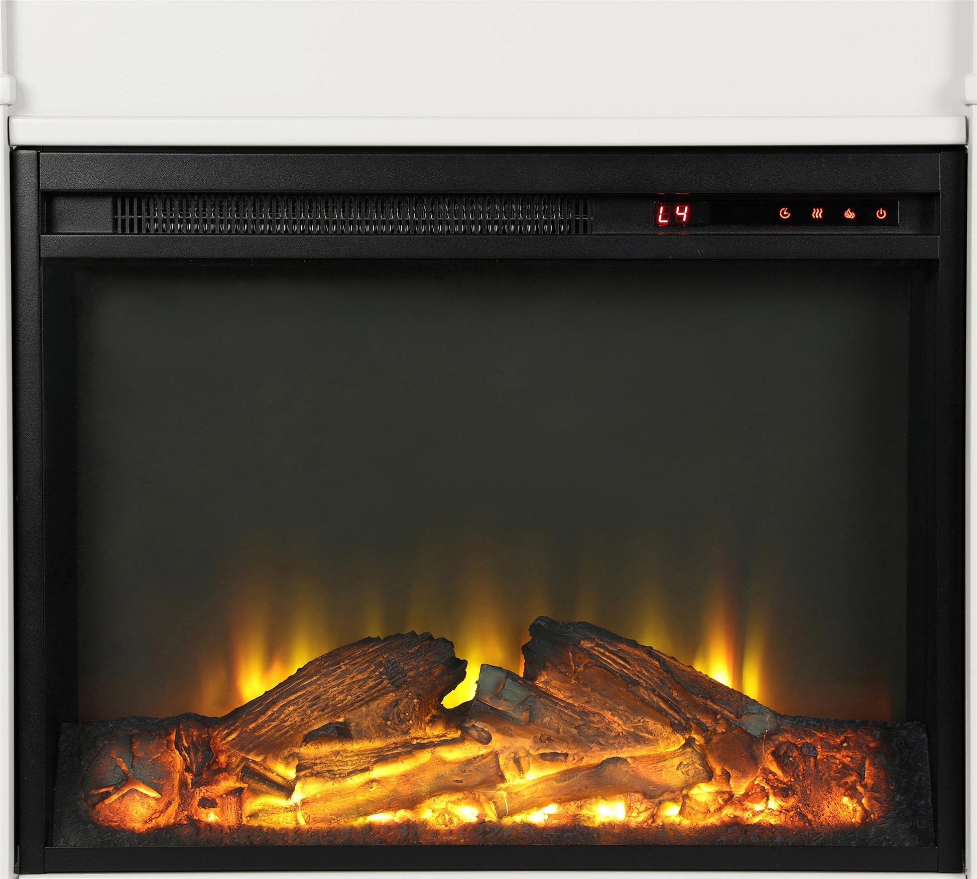 Manchester Electric Fireplace TV Stand for TVs up to 70 Inches - White