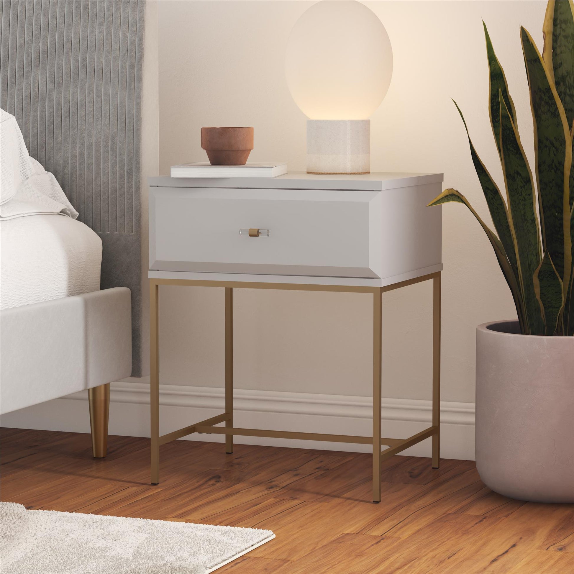 Effie Nightstand - Gray