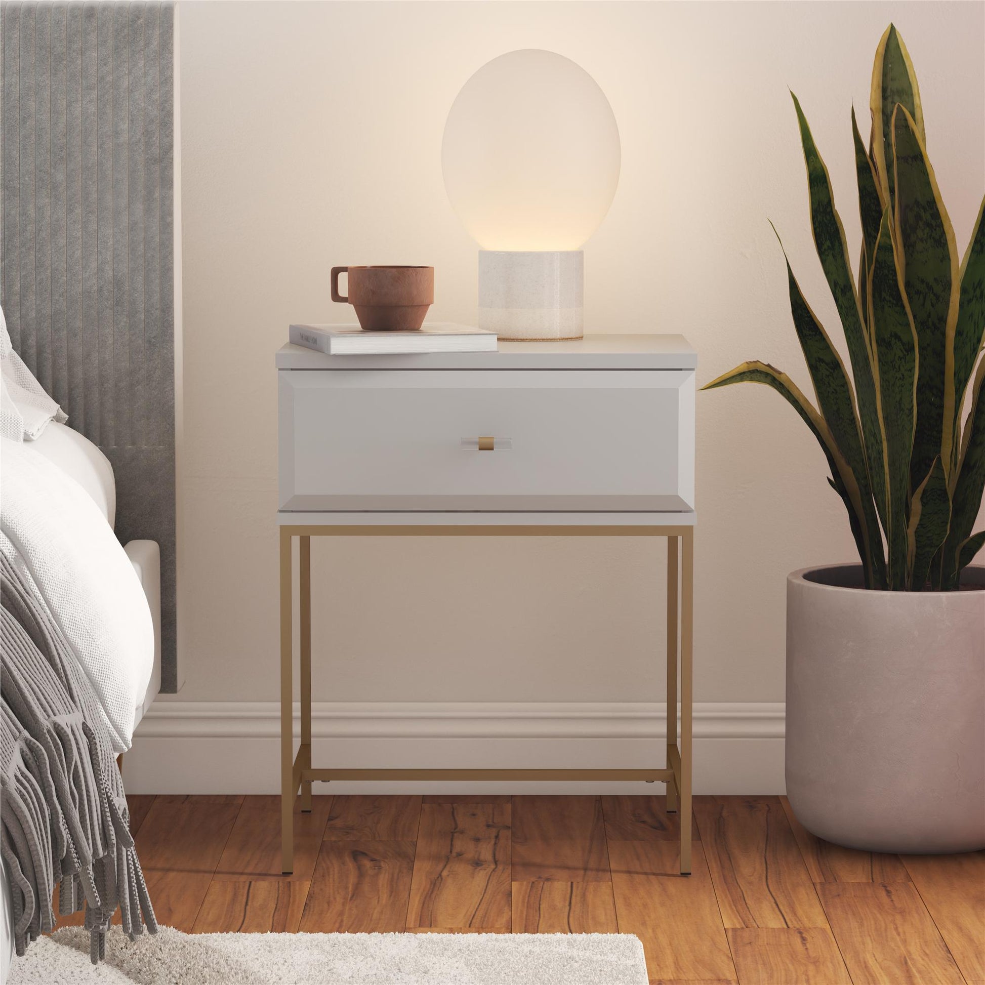 Effie Nightstand - Gray