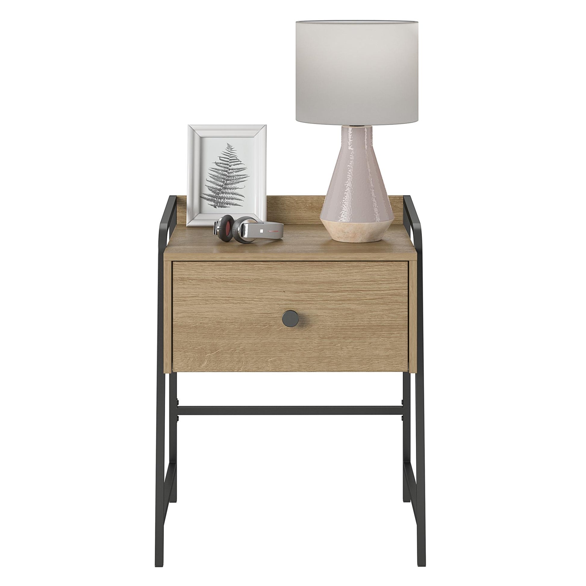 Bushwick Nightstand with Drawer - Natural