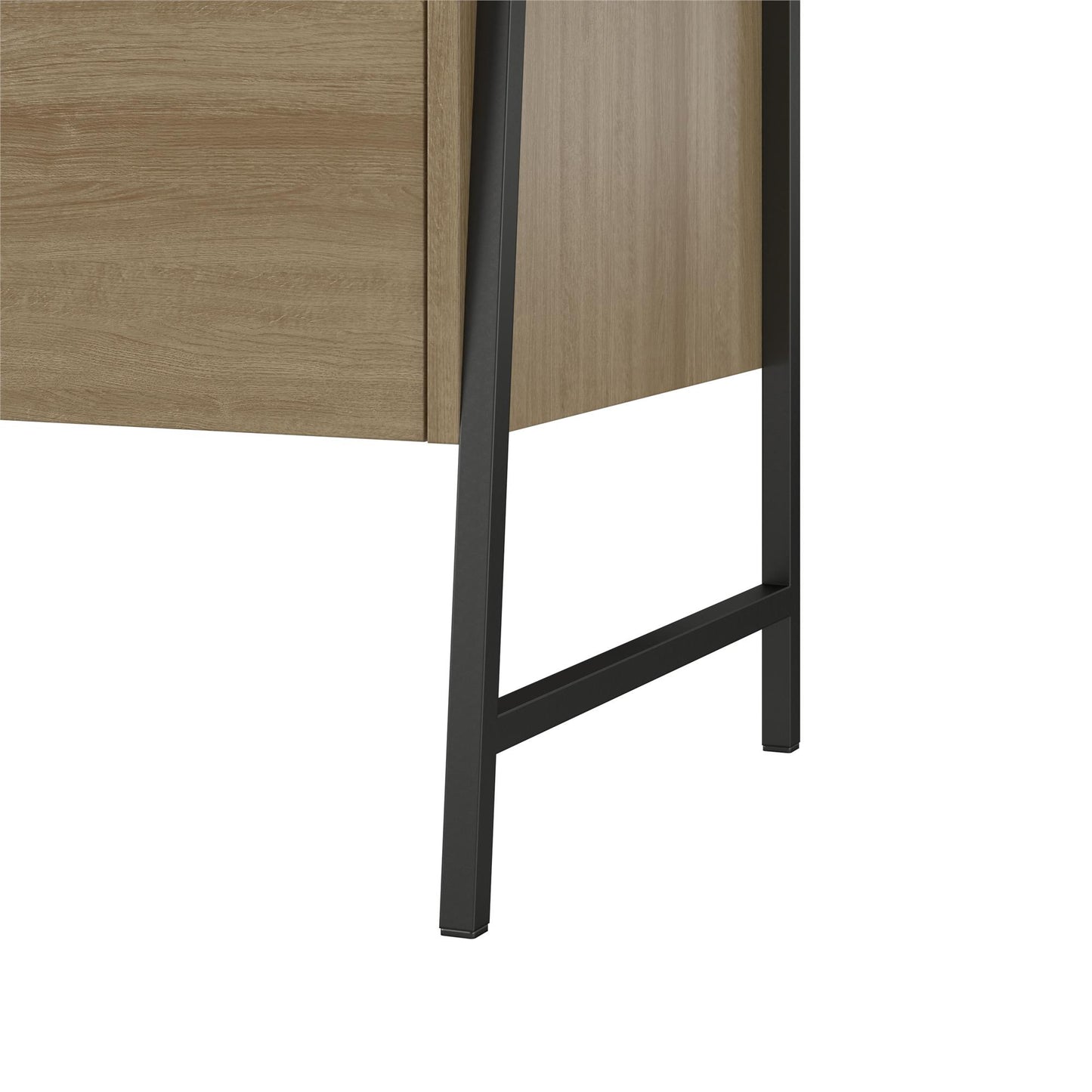 Bushwick Tall 5 Drawer Dresser - Natural