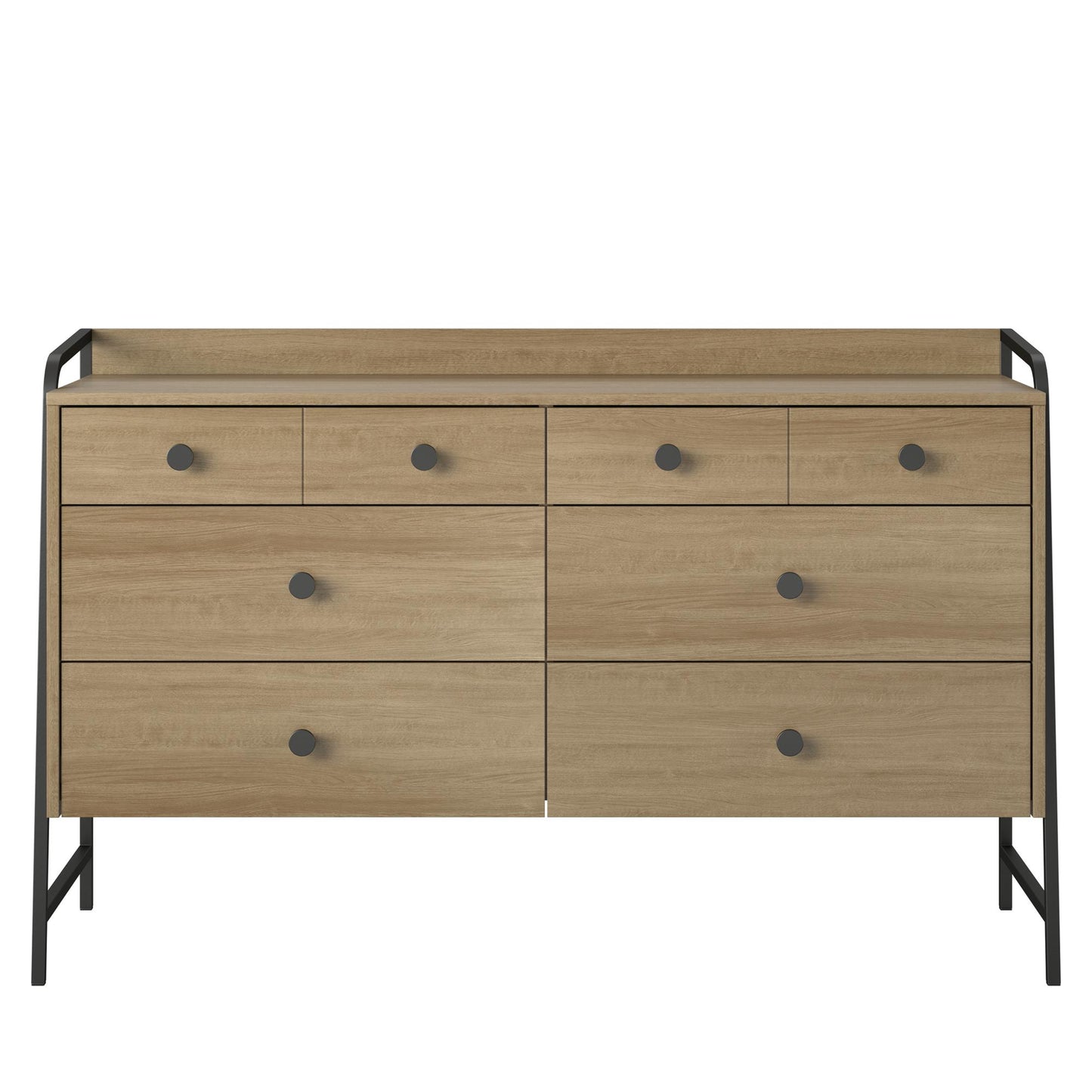 Bushwick Wide 6 Drawer Dresser - Natural