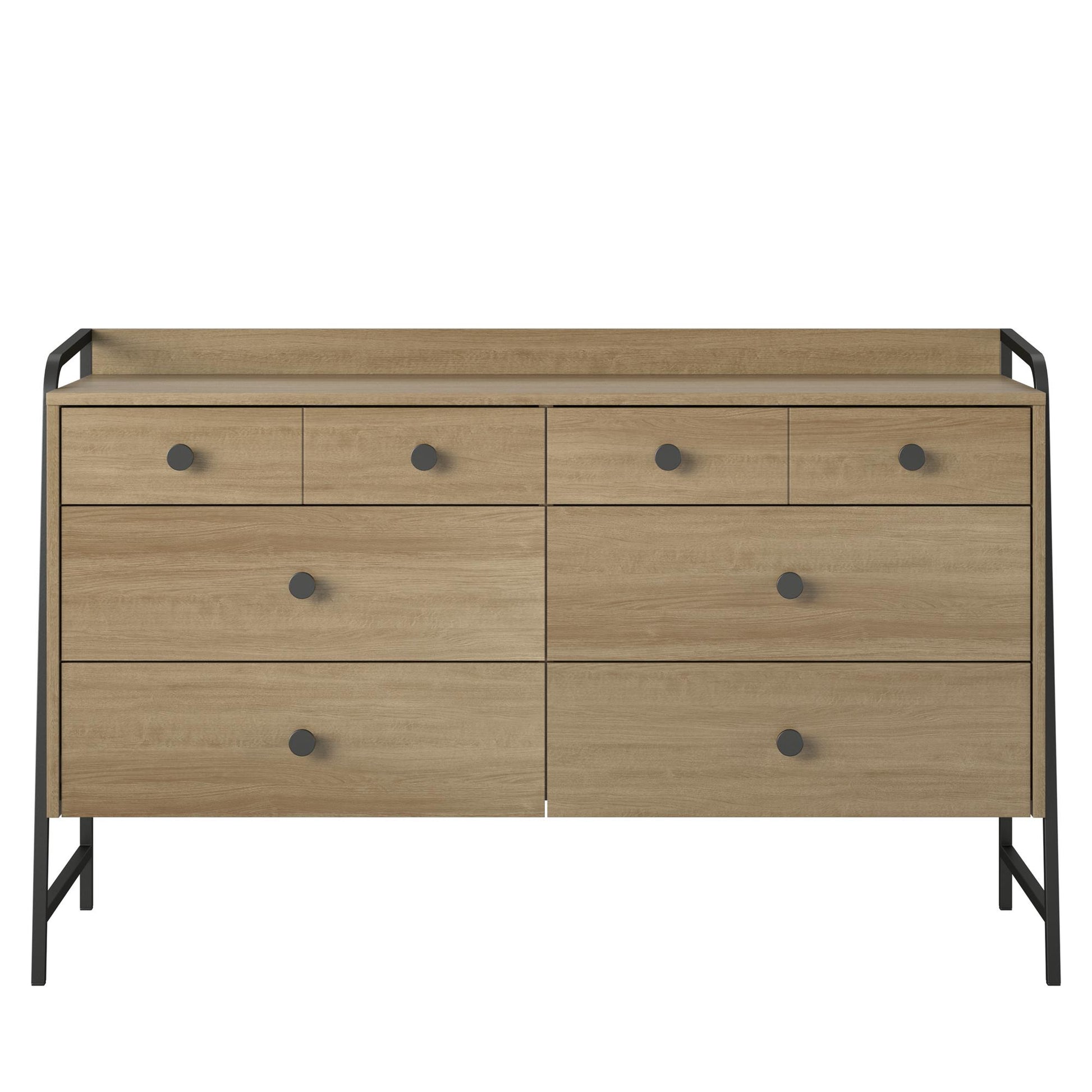 Bushwick Wide 6 Drawer Dresser - Natural