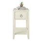 Her Majesty Narrow Side Table - White