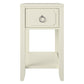 Her Majesty Narrow Side Table - White