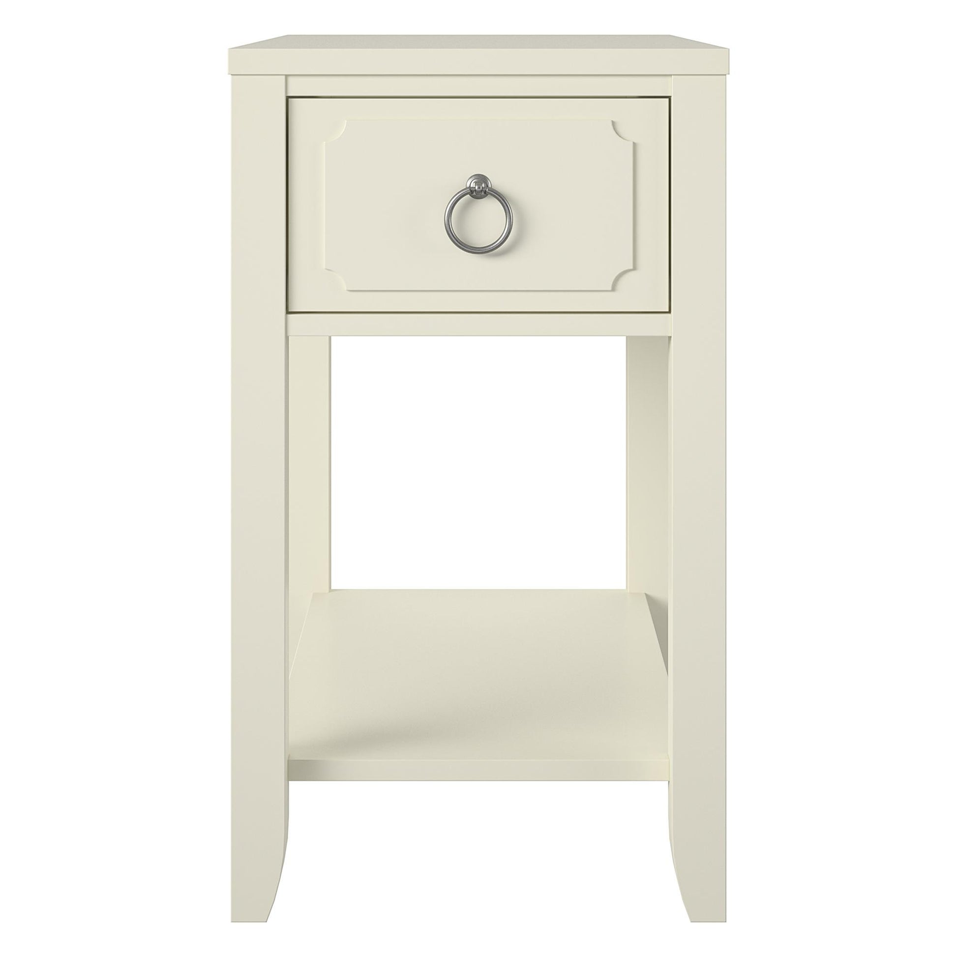 Her Majesty Narrow Side Table - White