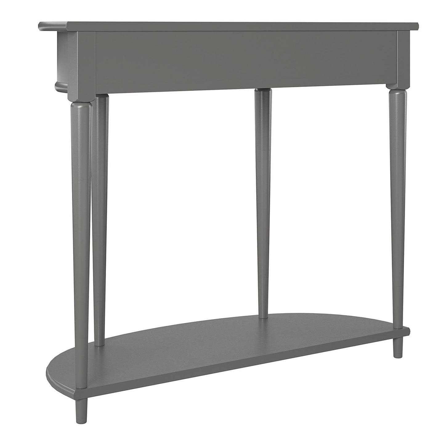 Aurora Half-Moon Console Table - Gray