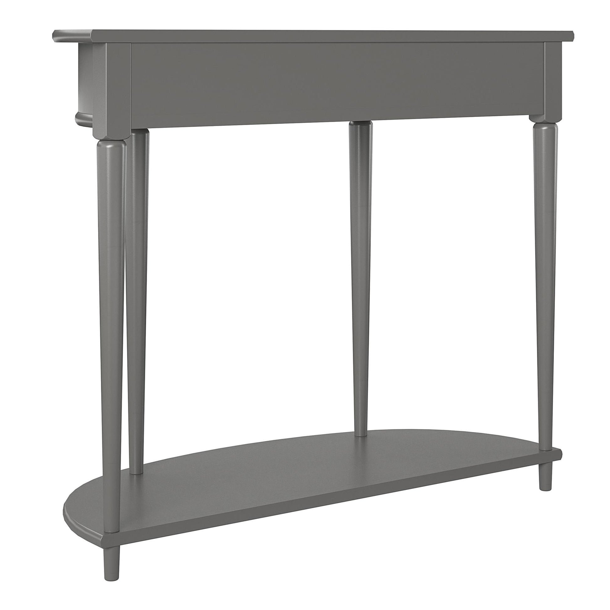 Aurora Half-Moon Console Table - Gray