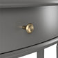 Aurora Half-Moon Console Table - Gray