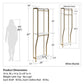 Gwyneth Closet - Hanging Rods - White marble