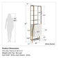 Gwyneth Closet - 3 Drawers - White marble
