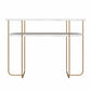 Athena Console Table - White marble