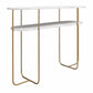 Athena Console Table - White marble
