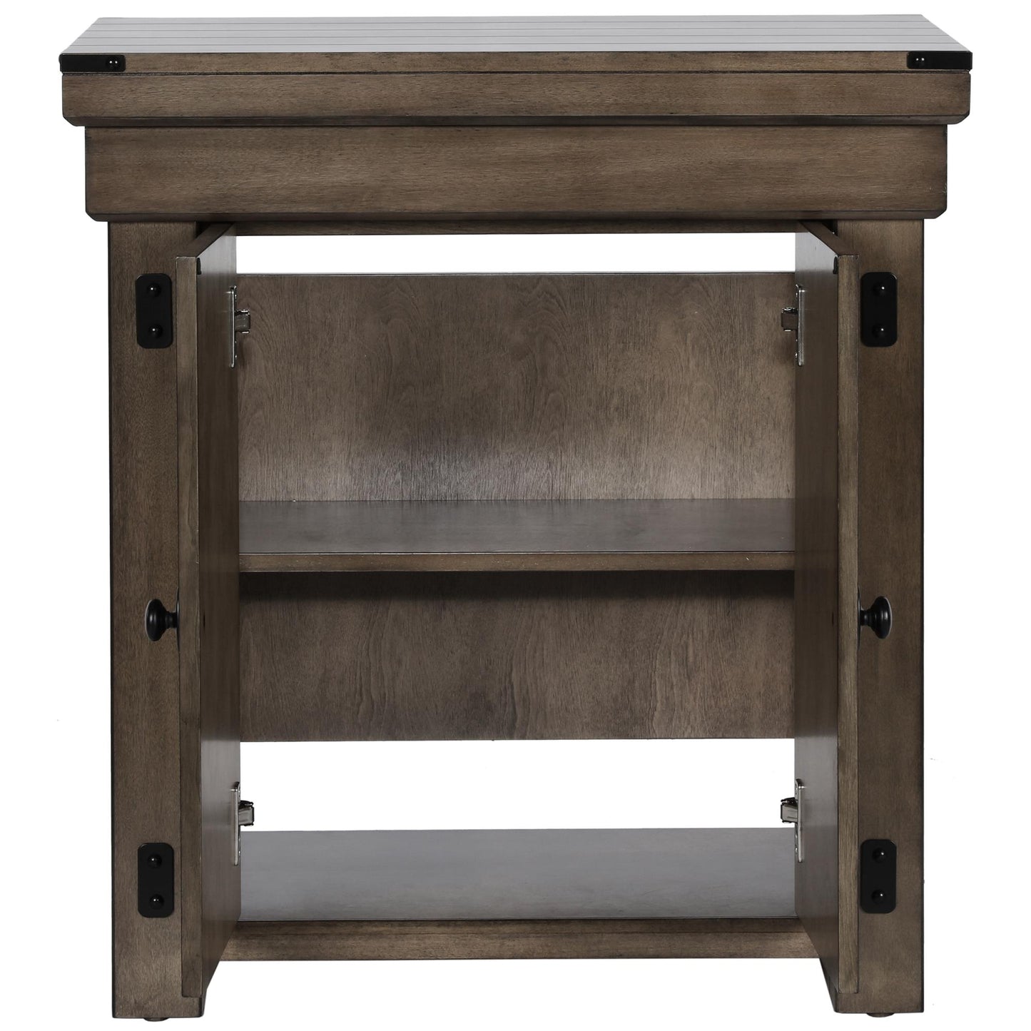 Wildwood 20 Gallon Aquarium Stand with 2 Doors and 2 Shelves - Rustic Gray