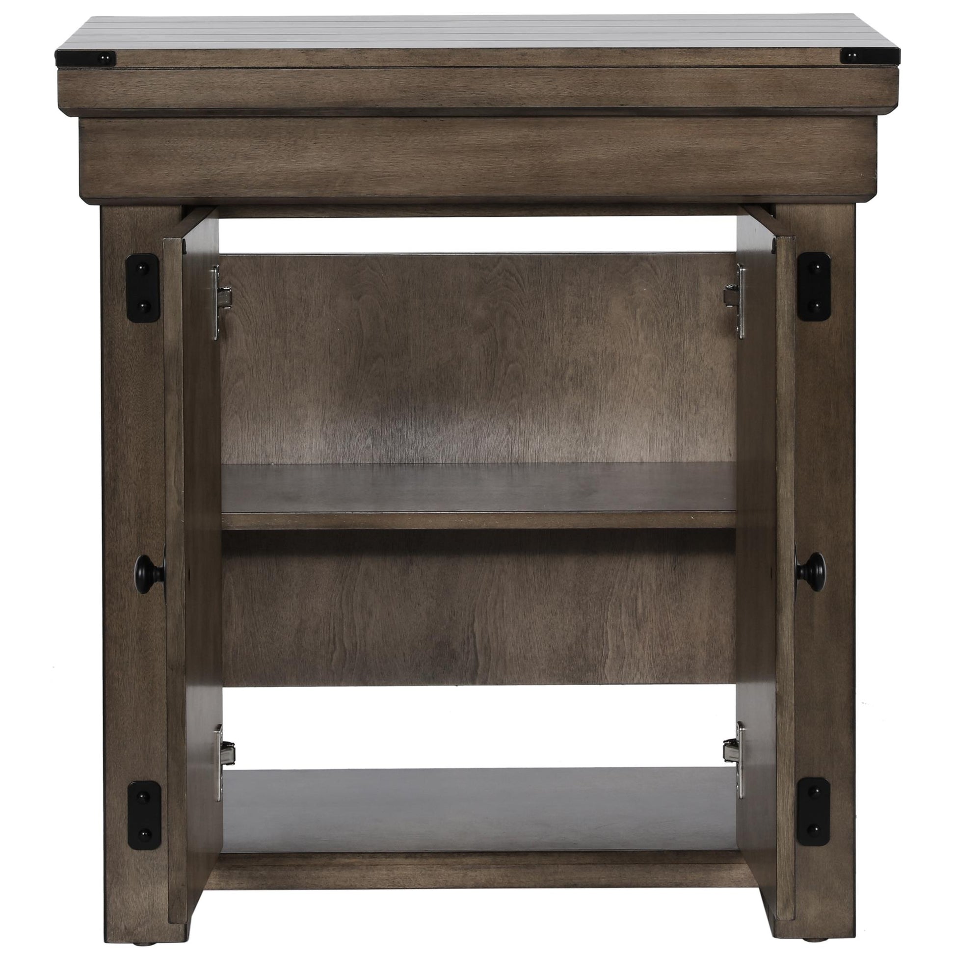 Wildwood 20 Gallon Aquarium Stand with 2 Doors and 2 Shelves - Rustic Gray