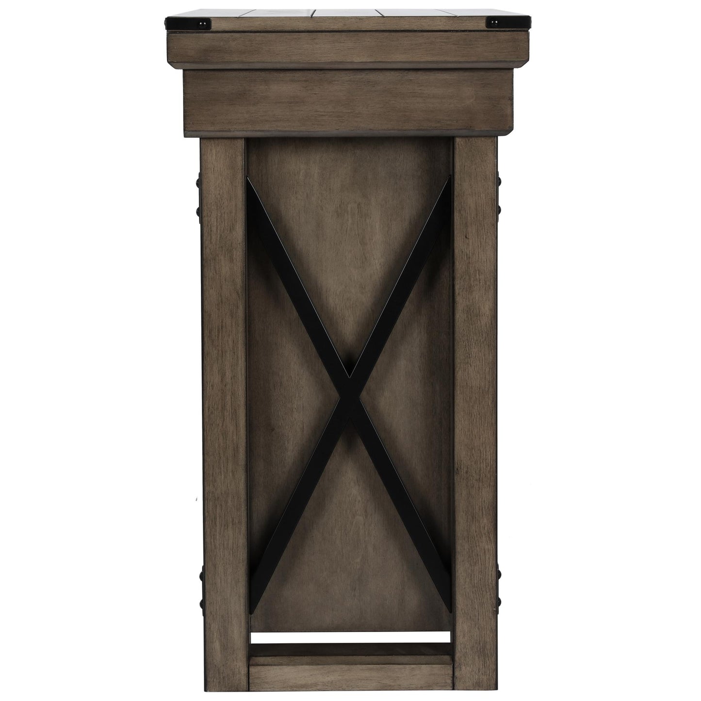 Wildwood 20 Gallon Aquarium Stand with 2 Doors and 2 Shelves - Rustic Gray