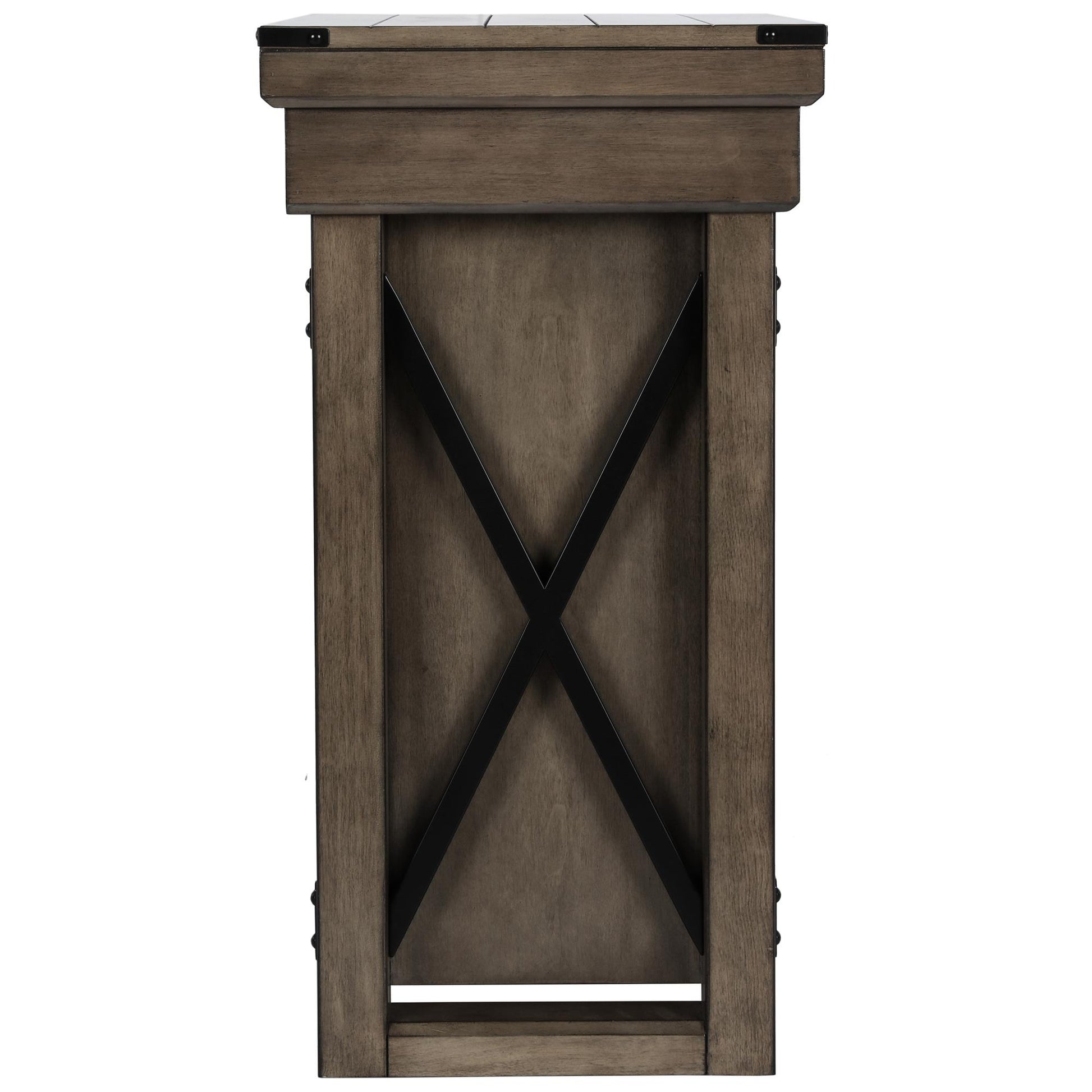 Wildwood 20 Gallon Aquarium Stand with 2 Doors and 2 Shelves - Rustic Gray