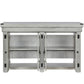 Wildwood 55 Gallon Aquarium Stand with 4 Doors and 4 Shelves - Rustic White