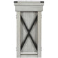 Wildwood 55 Gallon Aquarium Stand with 4 Doors and 4 Shelves - Rustic White