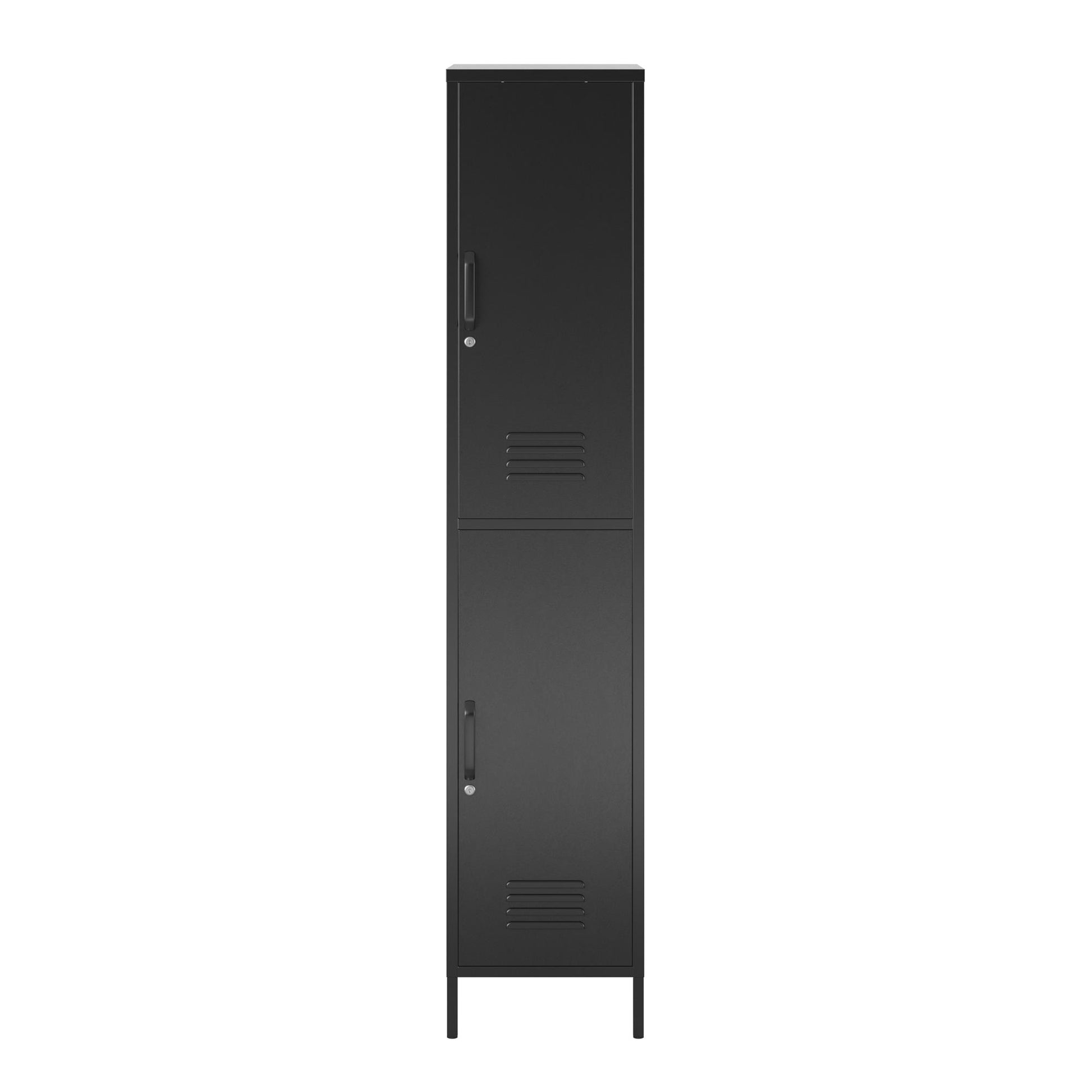 Mission District 2 Door Cabinet - Black