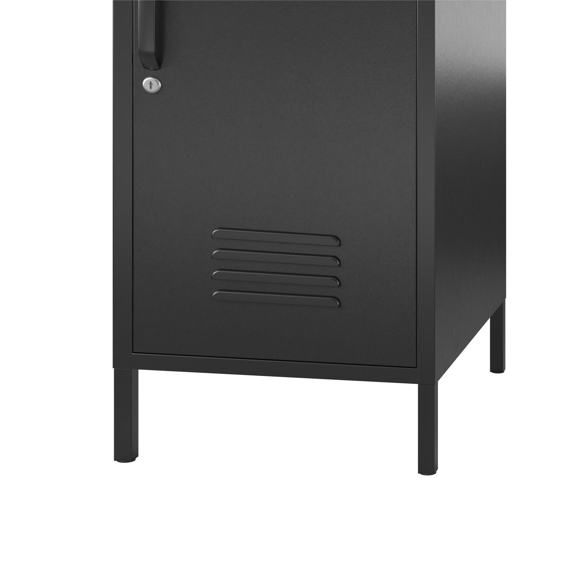 Mission District 2 Door Cabinet - Black