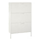 Mission District 3 Door Shoe Storage - White