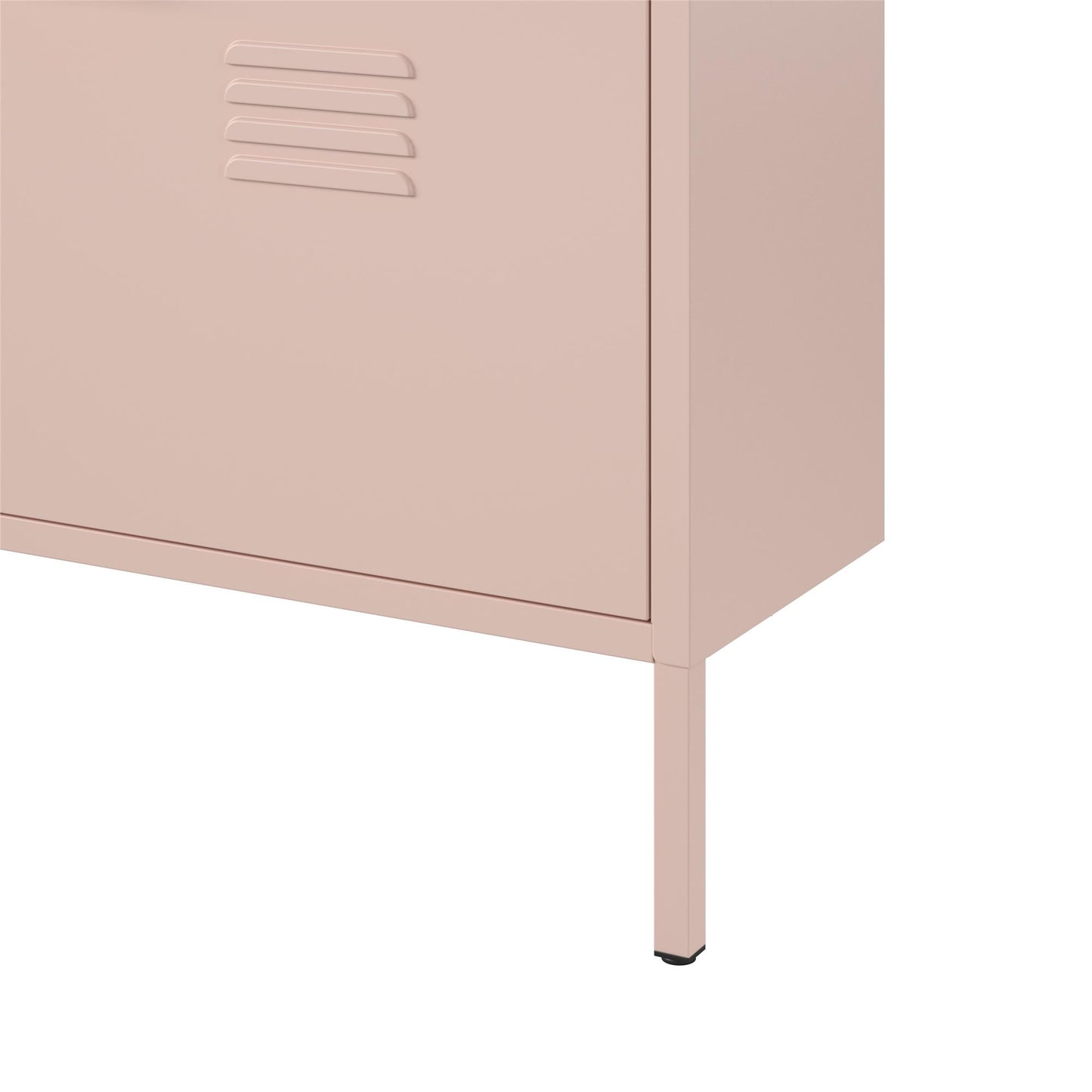 Mission District 3 Door Shoe Storage - Pale Pink