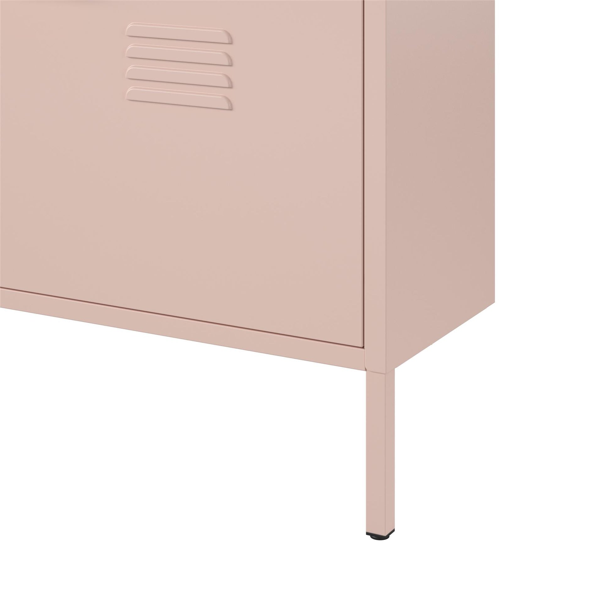 Mission District 3 Door Shoe Storage - Pale Pink
