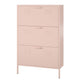 Mission District 3 Door Shoe Storage - Pale Pink