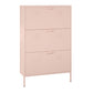 Mission District 3 Door Shoe Storage - Pale Pink