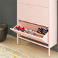 Mission District 3 Door Shoe Storage - Pale Pink