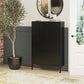 Mission District 3 Door Shoe Storage - Black
